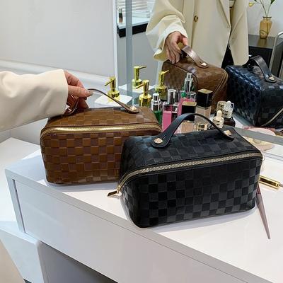 Large Capacity Minimalist Makeup Bag With A Sense Of Luxury Light Luxury Cute Handbag Cosmetics Storage Travel Toiletries Bag