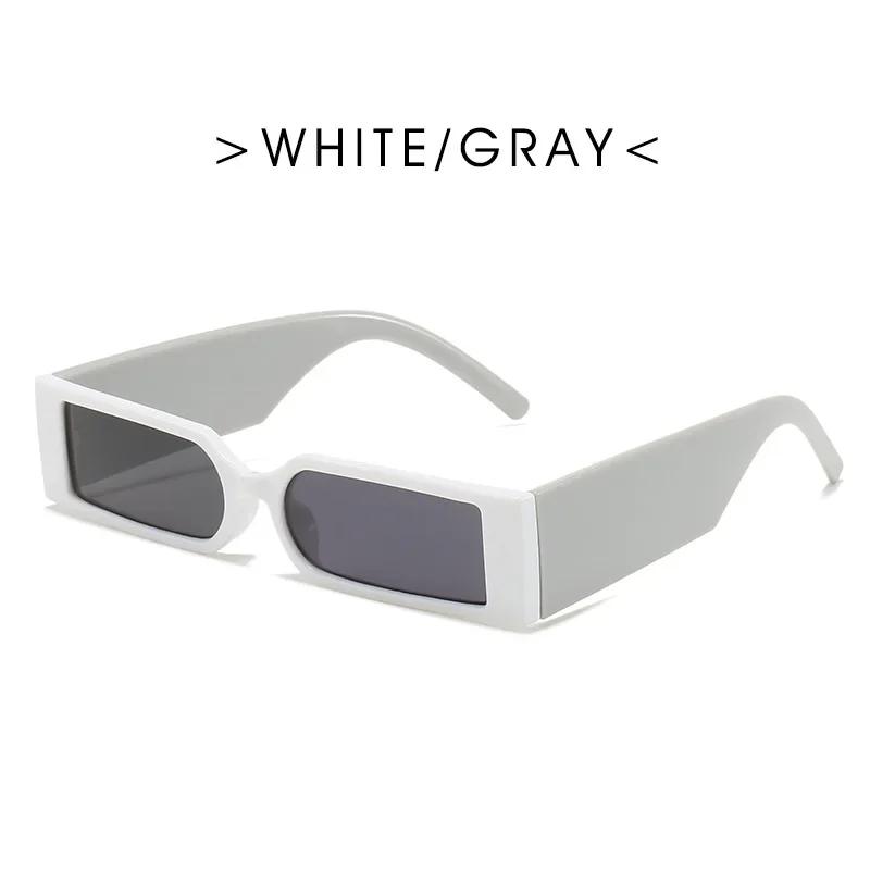 Rectangle Fashion Sunglasses Man Hip Hop Vintage Designer Black Shades Sun Glasses Small Frame Personality  Lentes