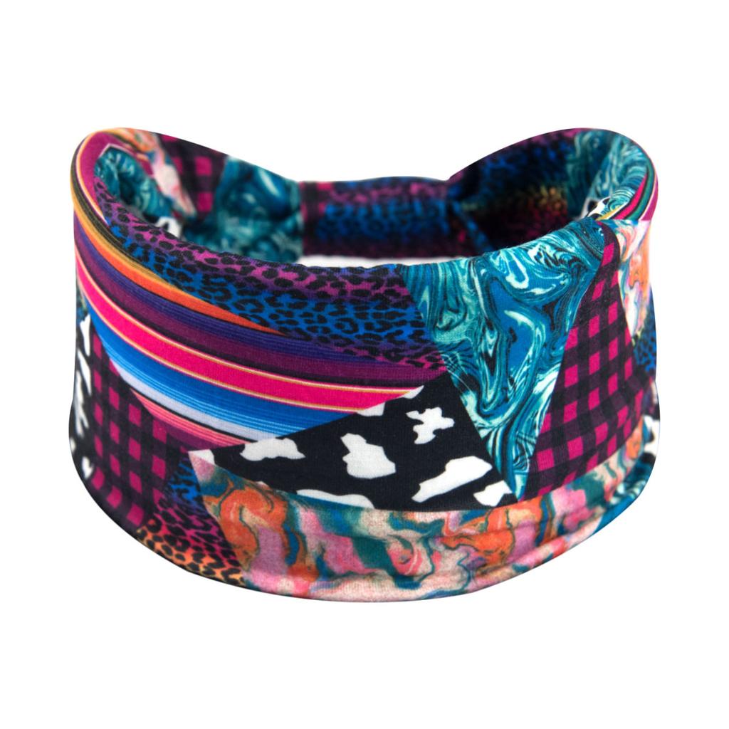 Bohemian Cashew Yoga Übung Stirnband Anti Schweiß und Feuchtigkeit Absorbieren Elastische Baumwolle Stirnband Knoten Stirnband