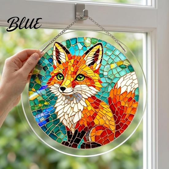 Hanging Window Decoration Acrylic Puzzle Suncatcher Stained Glass Ornaments DIY Jigsaw Sun Handmade Art Catcher Kit for Home Garden Decor