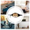 Zipper Design Cat Car Sticker Waterproof Pet Car Decoration Sticker  Electric Vehicle Window