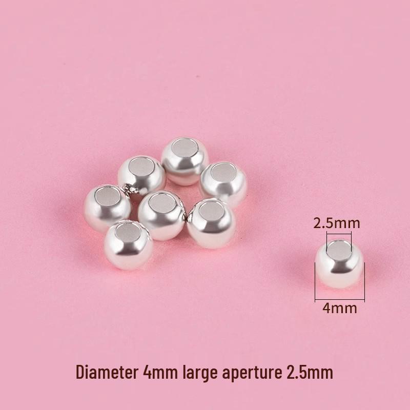 Perles Libres en Argent Sterling 925 pour la Fabrication de Bijoux DIY: Perles intercalaires pour bracelets et colliers