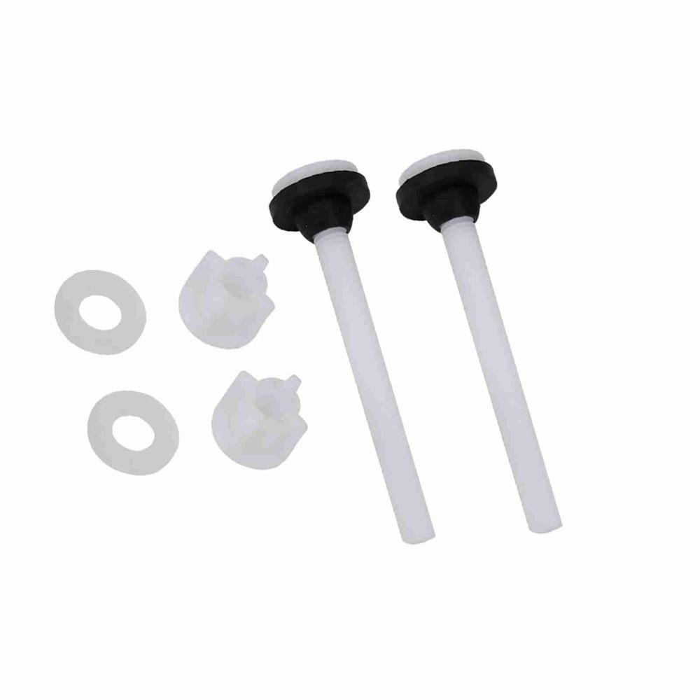 3 Pair White Toilet Tank Bolts POM Plastic Rubber Material Toilet Tank to Bowl Screws  Toilet Repair
