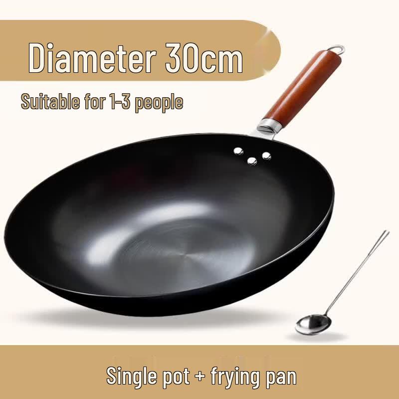 Pure Iron Non-Stick Wok