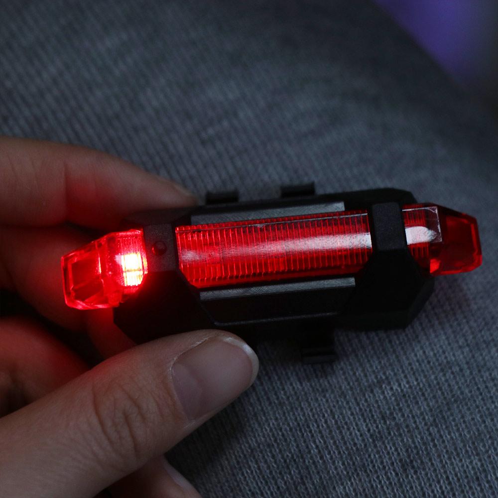 2Pcs/Set USB Rechargeable Bike Lights Easy To Install MTB Front Back Lamp  Cycling