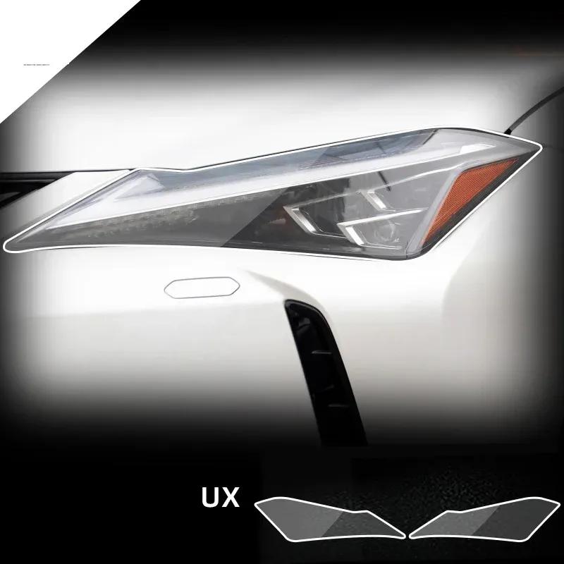 Car Front Headlamp Film for Lexus UX UX200 UX250 UX260 - Tpu Transparent Film Exterior Headlight Trim Strips Car Sticker