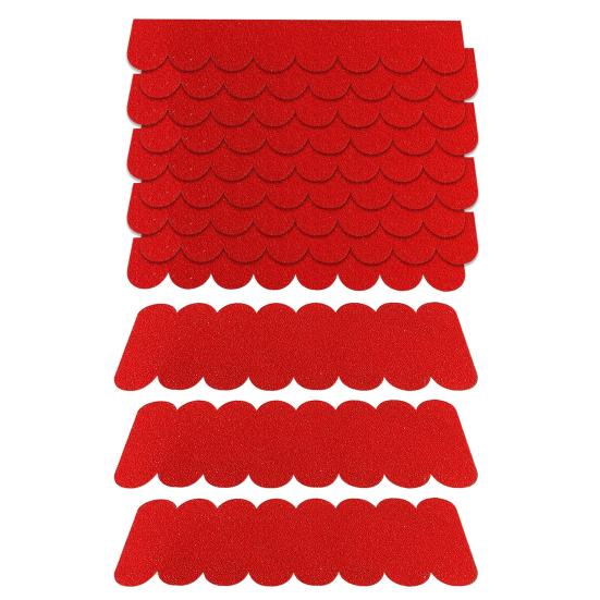 21/32/53 Bucăți Șindrilă Bituminoasă Autoadezivă Impermeabilă Tăietoare Mini Șindrile de Acoperiș Casă pentru Păsări Cutie de Cuibărit Pâslă de Acoperiș