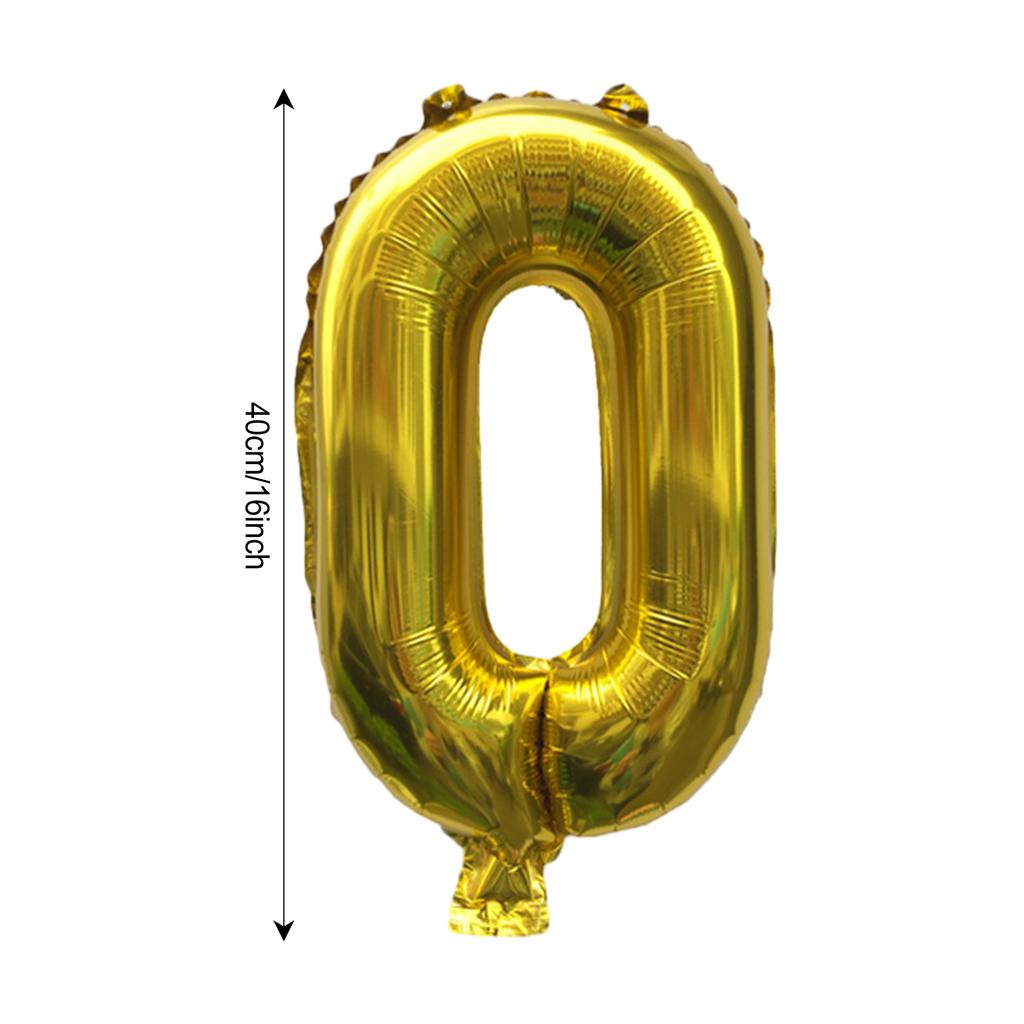 1 stücke Set 16 Zoll Gold Aluminium Folie Mylar Ballon Für Geburtstag Party Helle Luftballons Folie Party Ballon Folie Ballon