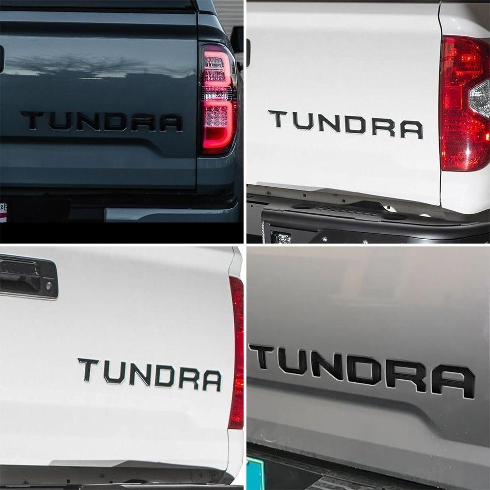 Applicable to Toyota Tundra 3D logo, , 3D stereoscopic label for the rear trunk of the Takauma pickup truck, 3D TUNDRA sticker