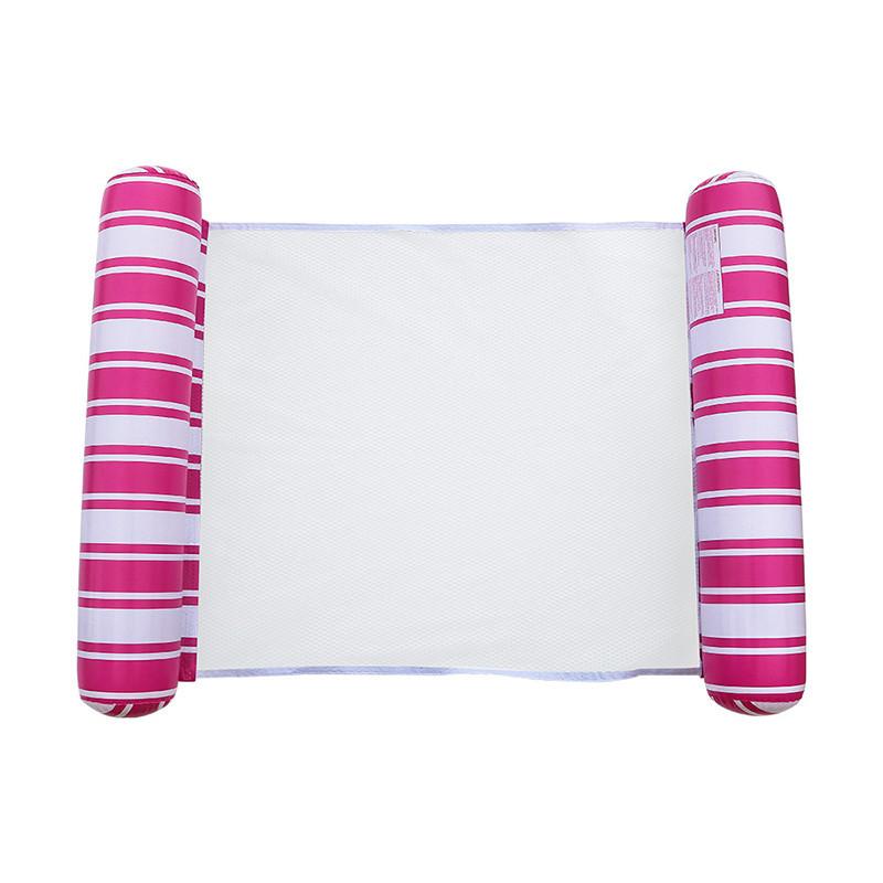 

Детский полосатый новый цилиндрический надувной плавающий дренажный гамак игрушка розовый