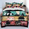 Anime SPY×FAMILY Anya Duvet Cover Set Soft All Season Bedding Comforter with Pillowcases Single Double Queen King Size