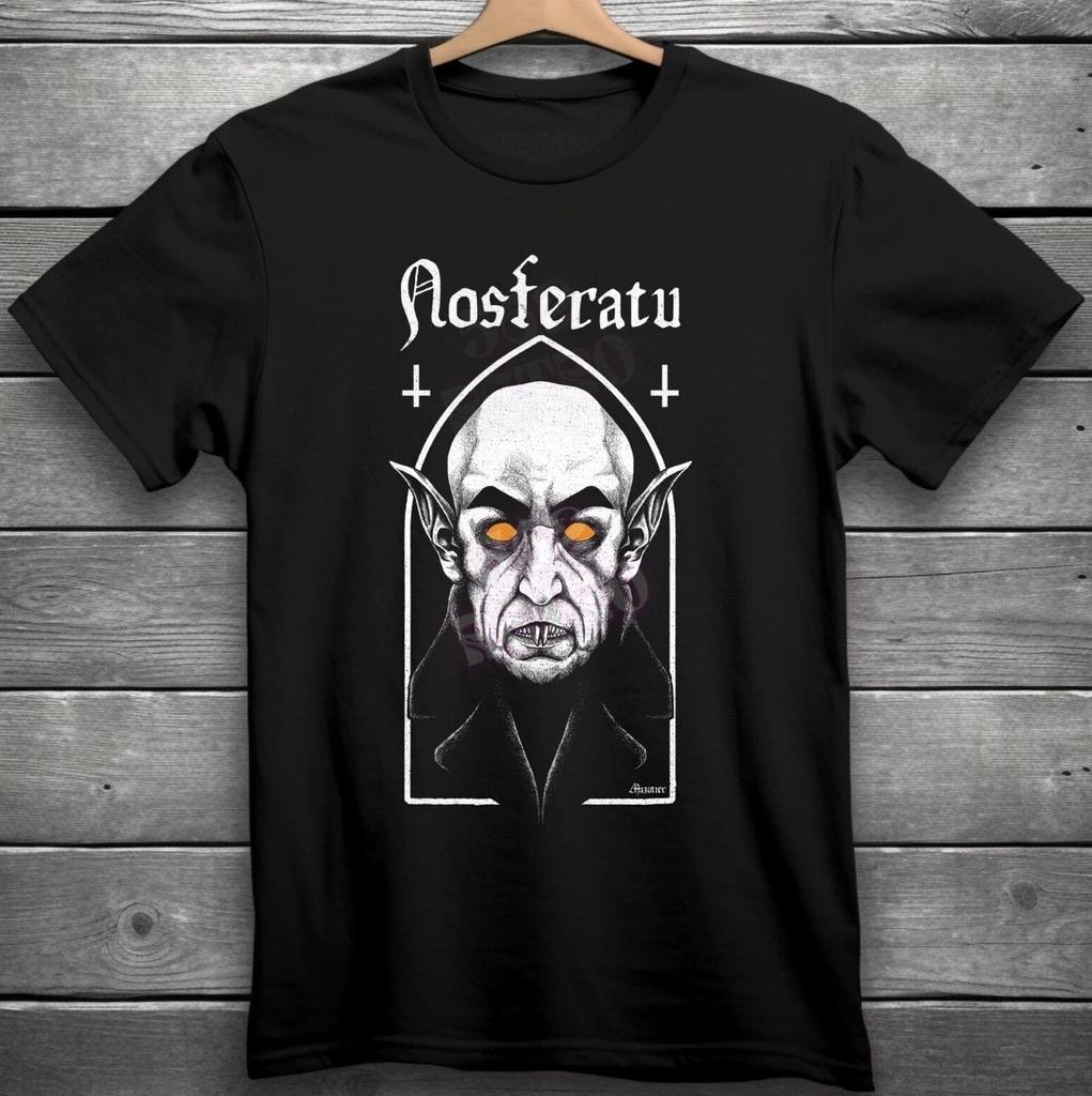 Nosferatu Horror T-Shirt Schwarz S-3XL