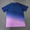 Mens Bamboo Fiber Short Sleeve Soccer Jersey Adult Football Training Match Wear In Purple Blue Pink Light