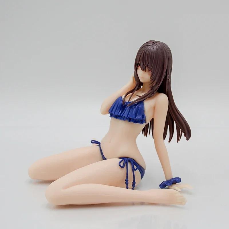 11cm Shy Girls Love Minazumi Kasane Sexy Anime Girl Figure Swimsuit Action Figures Adult Model Doll Tabletop Collect Toy Gift in Poseable Articulated