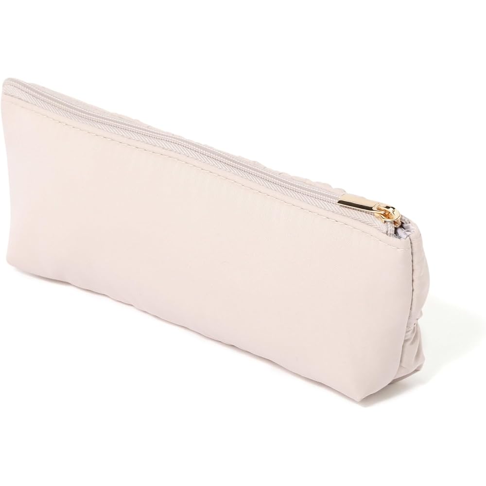 Francfranc Gather Pen and Glasses Case Light Pink Storage Pouch for Desk Organization Stationery Holder
