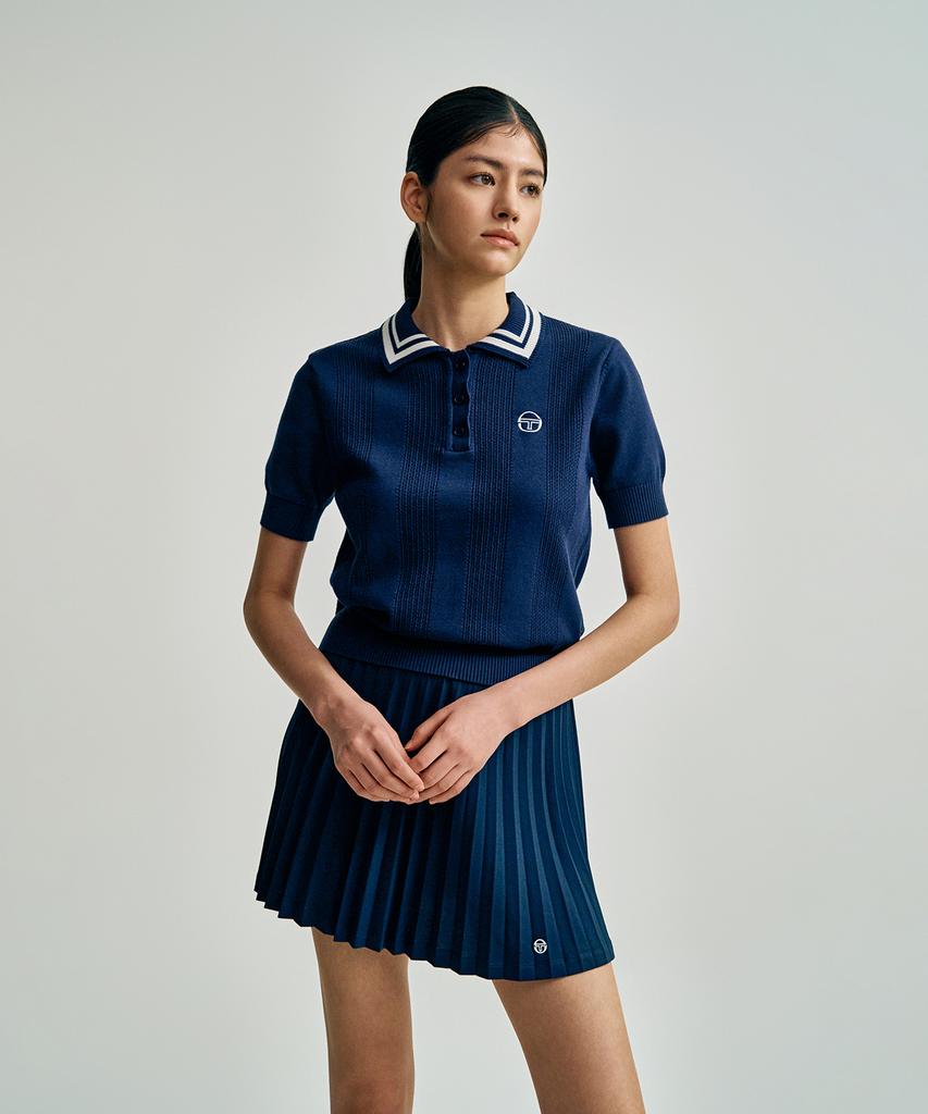 SERGIO TACCHINI W Daily Short Sleeve Polo Sweater