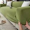 High Elasticity Polar Fleece Sofa Cover Four Season Thin Stripe All Inclusive Armchair Protector Solid Living Room Couch Covers