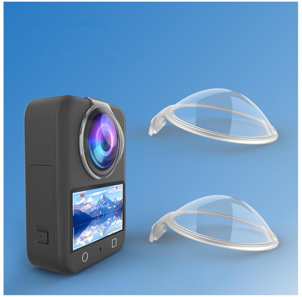 SHEAWA Lens Cover/Guard for DJI OSMO 360, High-Transmittance Transparent PC Protector, Shockproof and Scratch-Resistant, Accessories