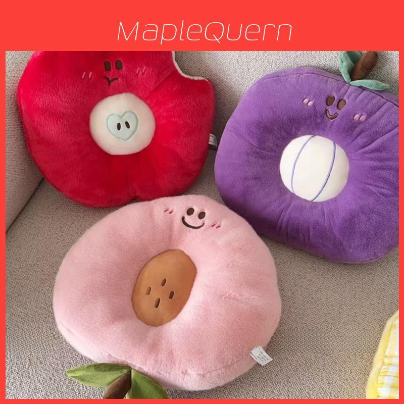 Cartoon Fruit Cushion Plush Sofa Pillow For Home Lounge And Gift