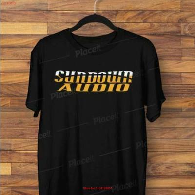 Best Selling Cool USA SUNDOWN Audio Tour 2020 Logo Heavy Cotton Mens T Shirt Size Long or Short Sleeves