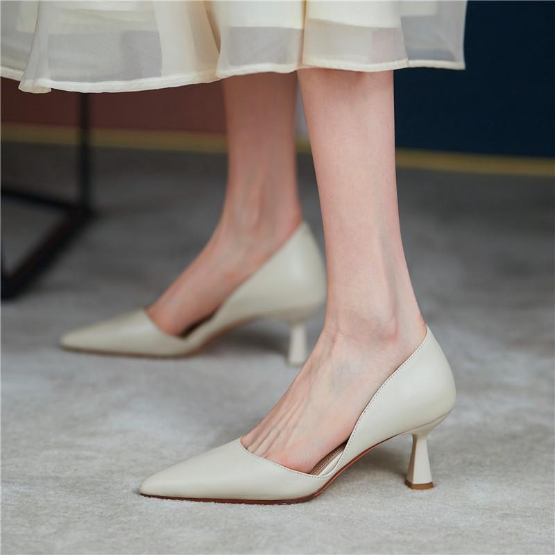 Women Pumps Elegant Pointed Toe Office Lady Shoes Spring Summer High Heels Wedding Bridal Shoes Yellow Pumps Zapatos Tacon Mujer