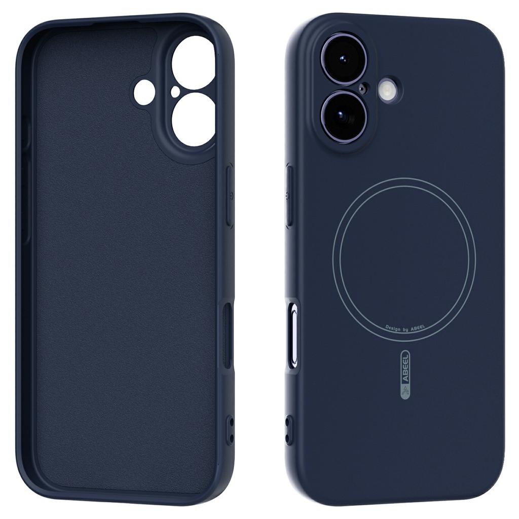 ABEEL For iPhone 17 Case Compatible with MagSafe Skin Touch Liquid Silicone Phone Back Cover