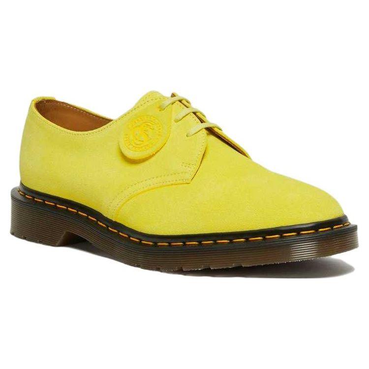 Dr. Martens Leather Comfortable Low-Top Casual Shoes Unisex Casual Shoes Yellow 27651752