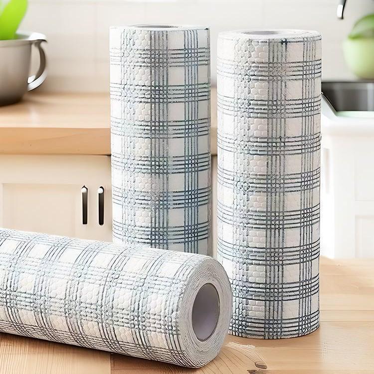 

Ленивые тряпки: Одноразовые утолщенные кухонные салфетки двойного назначения