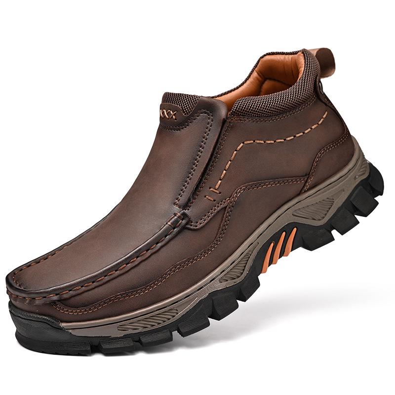 High-Top Men's Wear-Resistant Non-Slip Urban Outdoor Casual Boots for Autumn/Winter