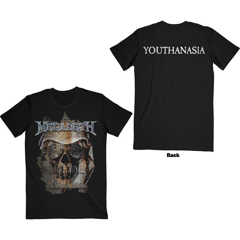 Megadeth Youthanasia Ripped Thru T-Shirt Black New XXXXL