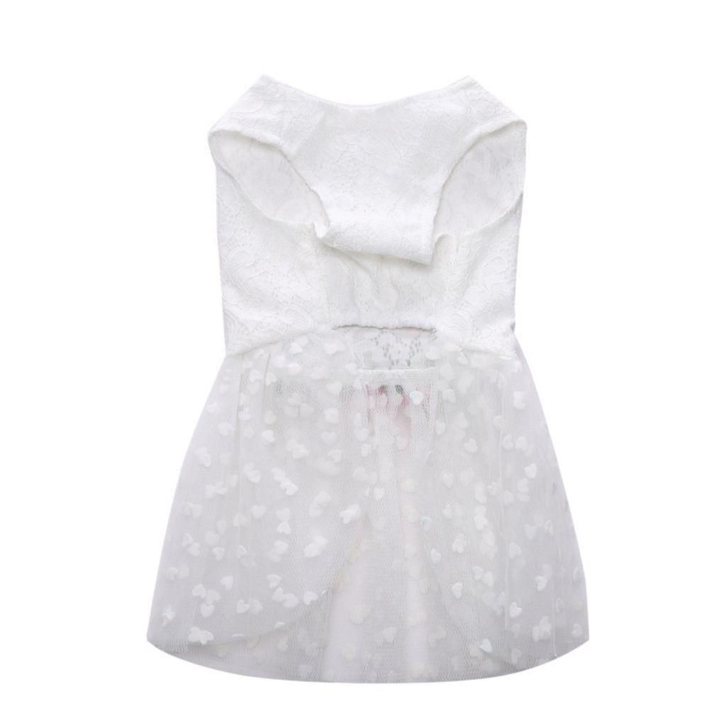 Lace Lace Pet Skirt Lazy Wind Dog Cat Clothing Spring Summer Thin Summer Breathable Pet Clothing