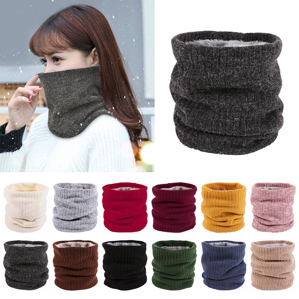 Unisex Fleece-Lined Neck Warmer Snood - Windproof, Versatile, Ideal for Autumn/Winter Cycling and Outdoors