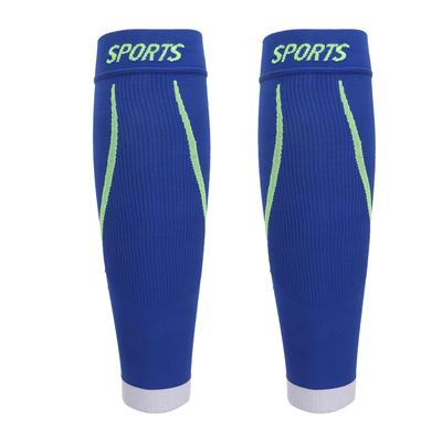 Calf Compression Sleeves Footless Leg Compression Sleeve Splint for Sports Running Dark Blue XXL