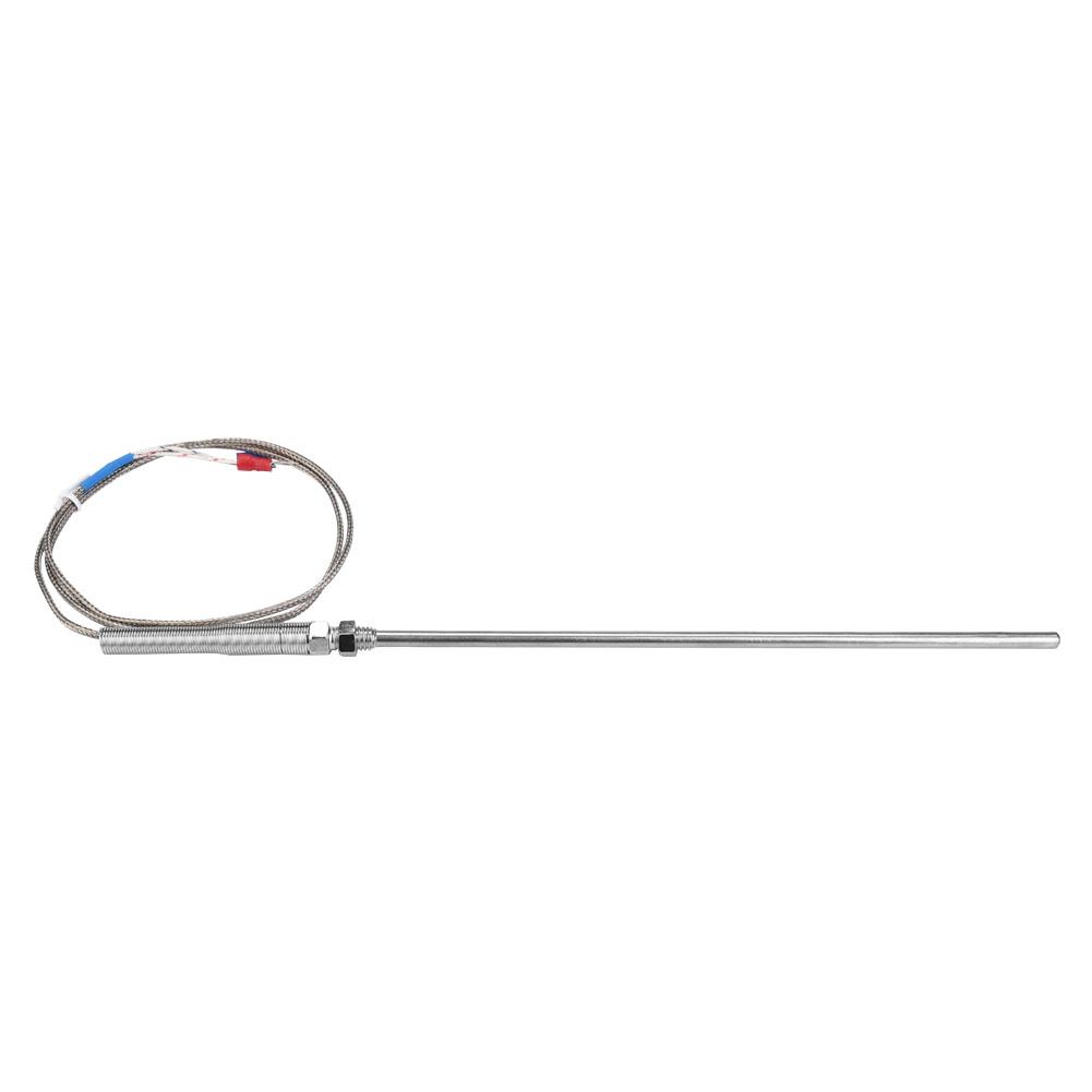 M8 Gewinde Typ K Thermoelement 200mm Sonde Temperaturfühler Draht 0400 Celsius  (1 m)