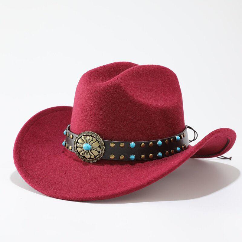 Men's and women's jazz hats, vacation sunscreen, national Tibetan style, European, American and western cowboy hats, travel hats