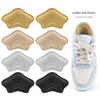 Soft Rebound Leather Heel Stickers for Anti-Wear, Anti-Slip, and Size Adjustment In High Heels and Sneakers