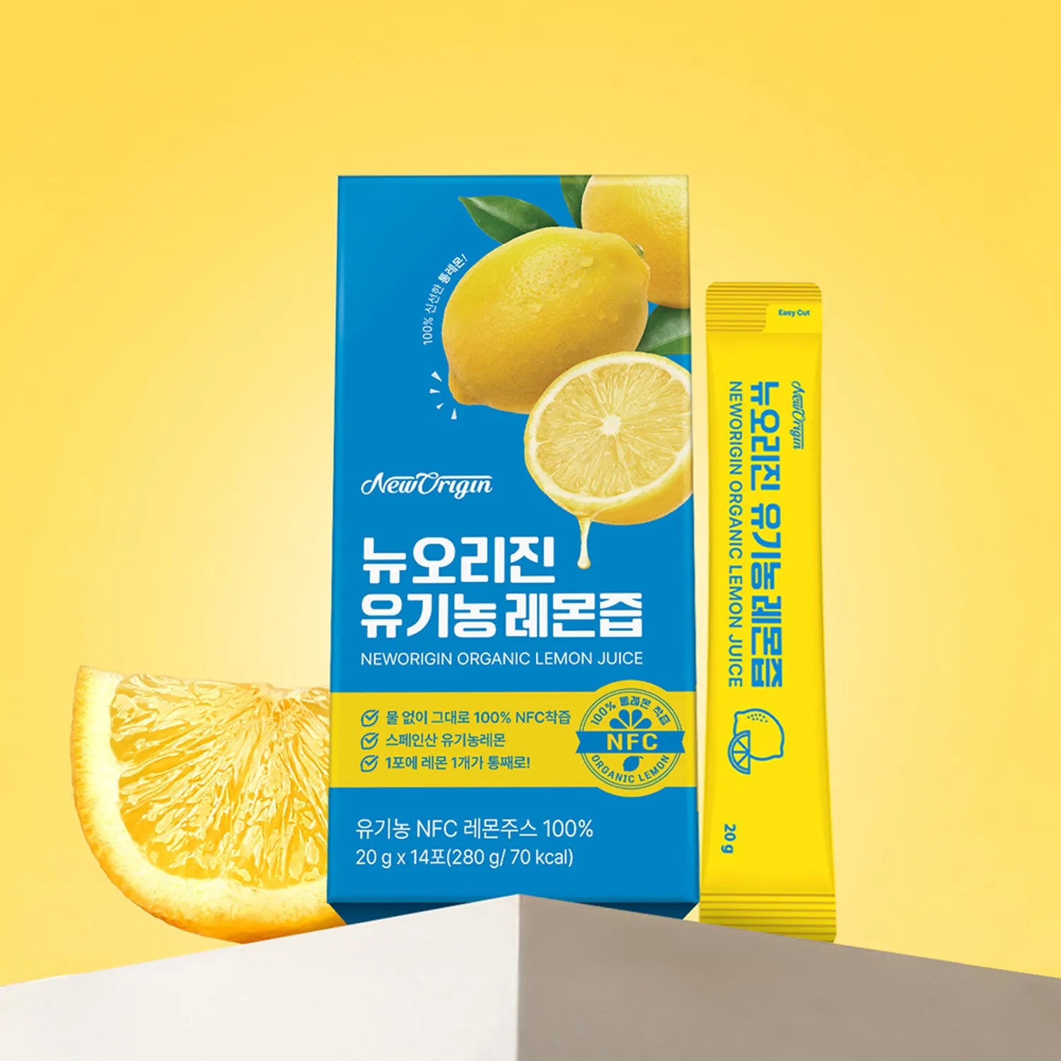 New Origin Lemon Juice 20g 14 Sticks 20g
