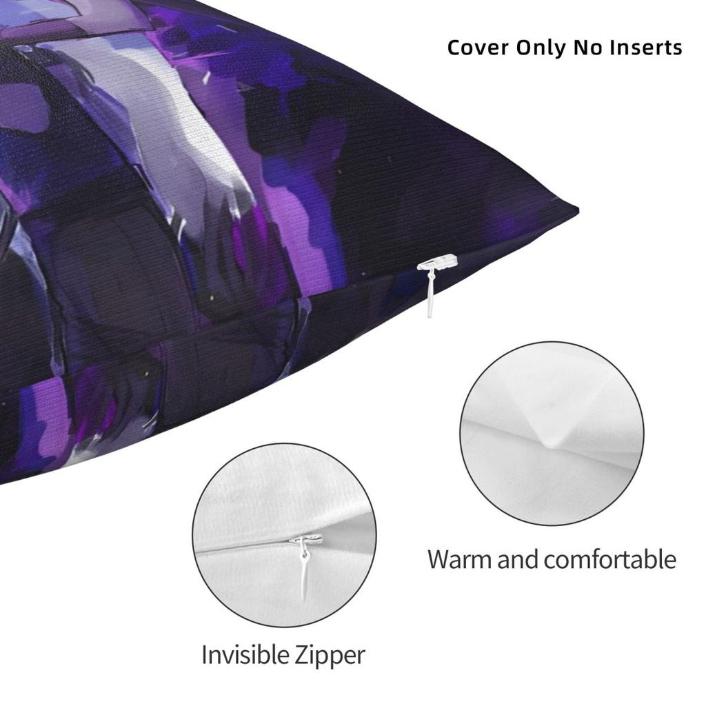Azuretime Anime Pillow Cases Azure Two Time Game Cushion Cover Custom Polyester Decorative Pillowcase For Bed 18"