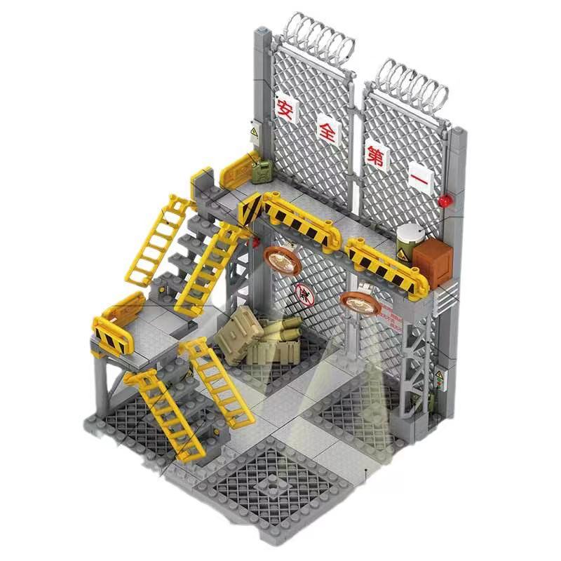 

MOC hangar monitoring center, military base building module, military module, and module compatible with military modules - toy