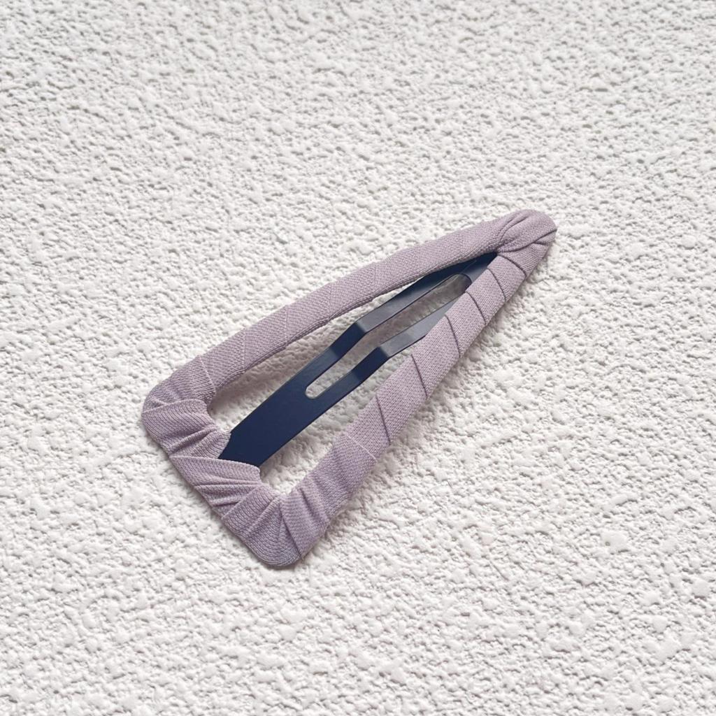 Hand-Wrapped Minimalist Black Fringe Korean Style Hair Clip