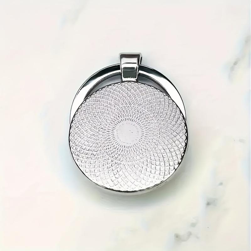 Angel Men's Alloy Round Keychain