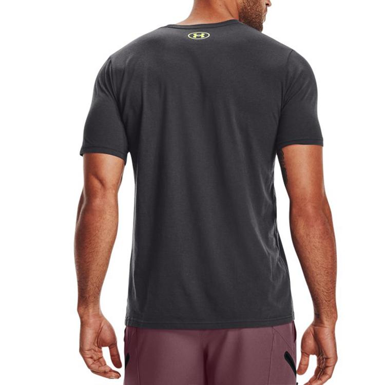 Under Armour Straight Fit Short Sleeved T Shirt Men's Gray 1361682-010