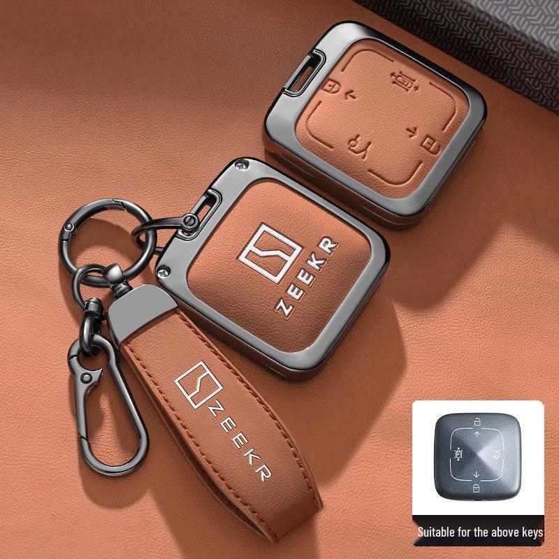 Bluetooth Schlüsseletui für Zeekr JiKe 007 - Auto Zubehör Schale, Schnalle und Herren Tasche