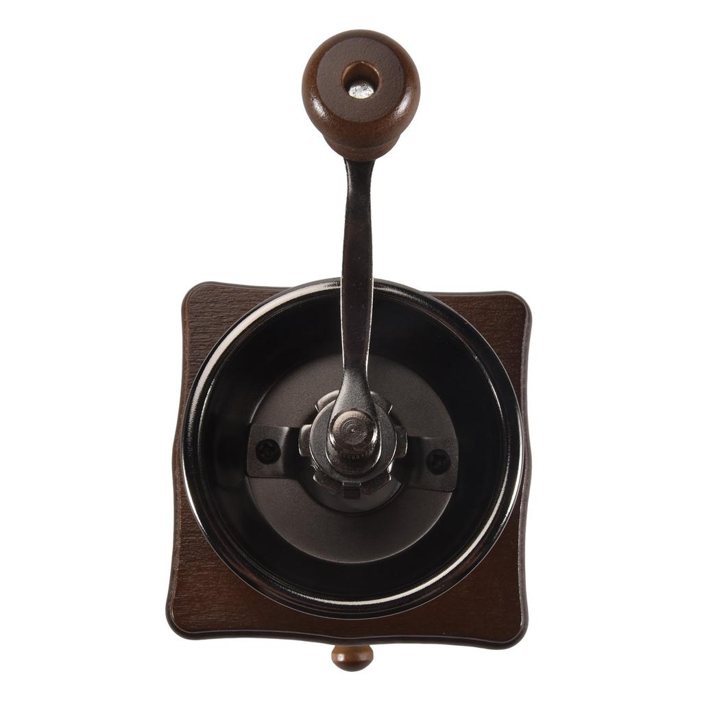 ABUL-4X Manual Coffee Grinder Wood / Metal Hand Mill Spice Mill (Wood Color)