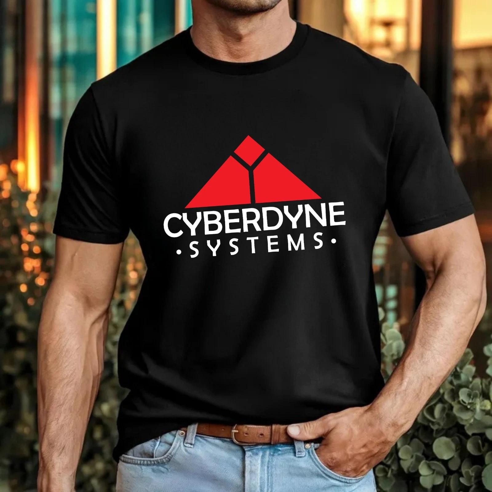 Cyberdyne Systems T-T-Shirt Terminator Sci Fi Logo Retro 80s Geek Skynet Gift Top S