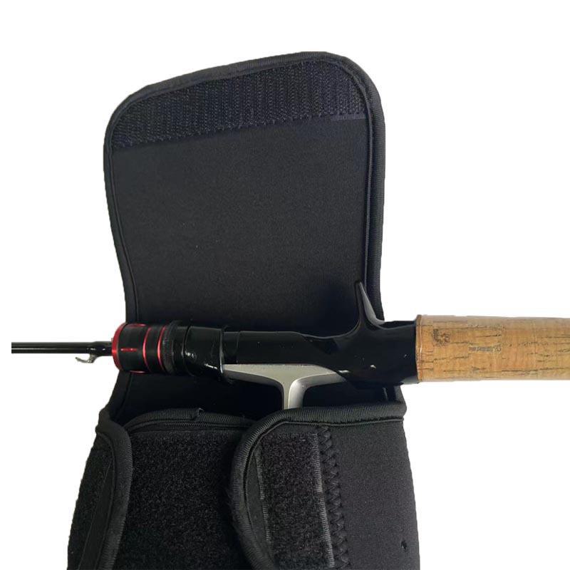 

Неопреновый защитный чехол для спиннинговой катушки для хранения рыболовных снастей Long throw M code (2000-4000 type) чёрный