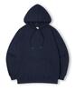 [Non-Fleece Or Fleece-Lined] Essential Oversized Hooded Sweatshirt Navy