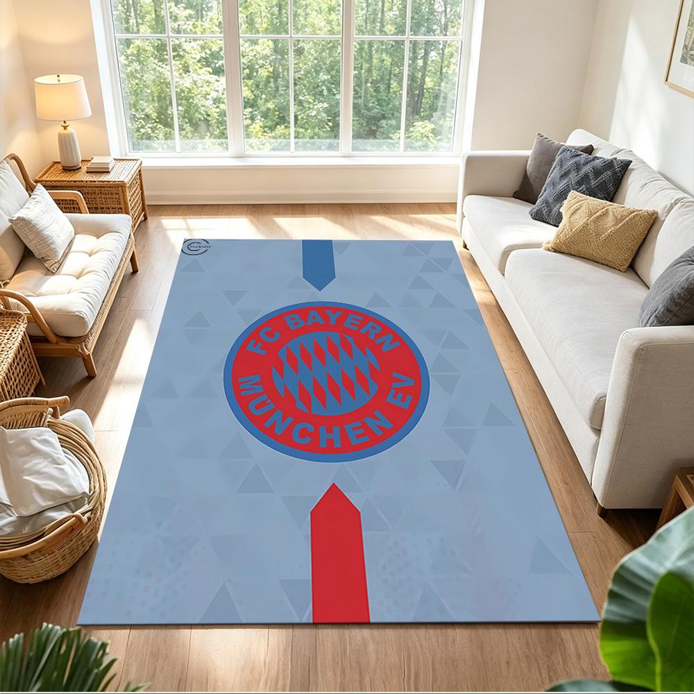 Bayern Munich Crest Area Rug Suitable for Dormitory Living Rooms Dining Room Study room Antislip Carpet Office home decor Wedding Party Gift