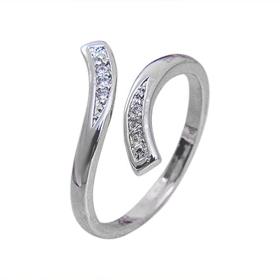 Hot Fashion Charm Women's Natural Faux Silver Adjustable Size Ring