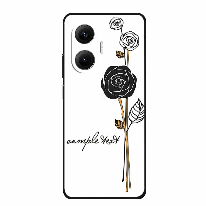 

3D Emboss Case For Redmi Turbo 4 Pro Phone Case Turbo4 Pro Flowers Silicone Soft Back Cover Coque For Redmi Turbo 4 Pro 5G Case Redmi Turbo 4 Pro 5G